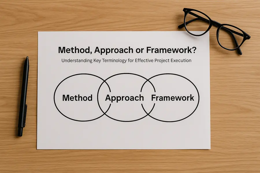 Clarifying Method, Approach, and Framework in Software Development