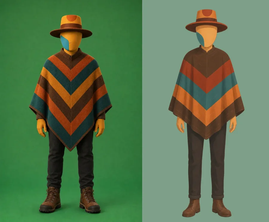Cinematic and illustrative front reference images of Brobro