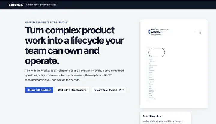 BareBlocks landing page updated with Composer